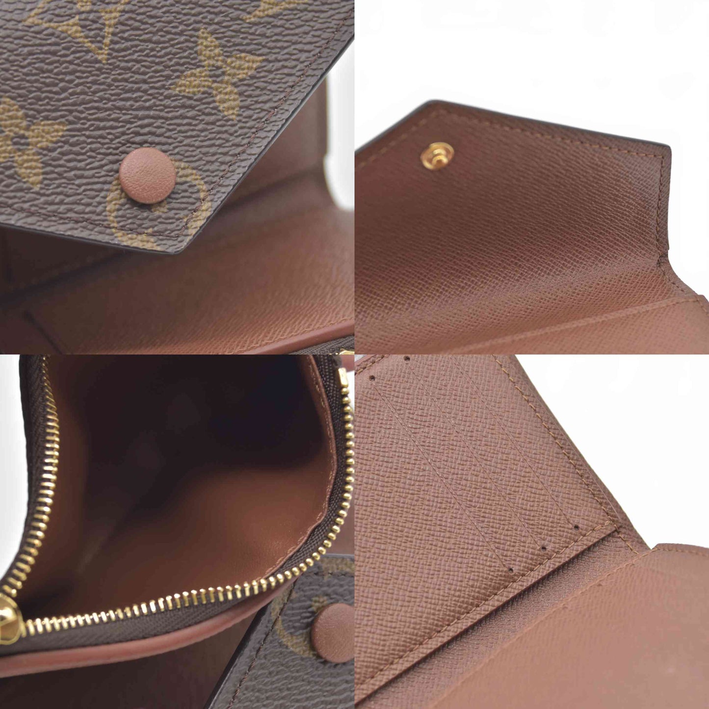 $605 Louis Vuitton Monogram Victorine Wallet SP4167 2017