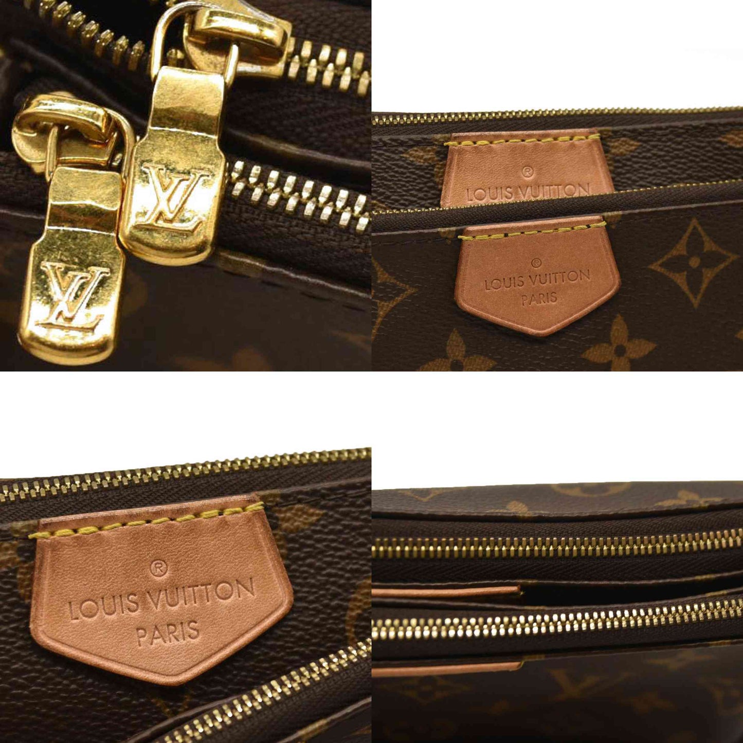 LOUIS VUITTON  Monogram Multi Pochette Accessories Rose Clair