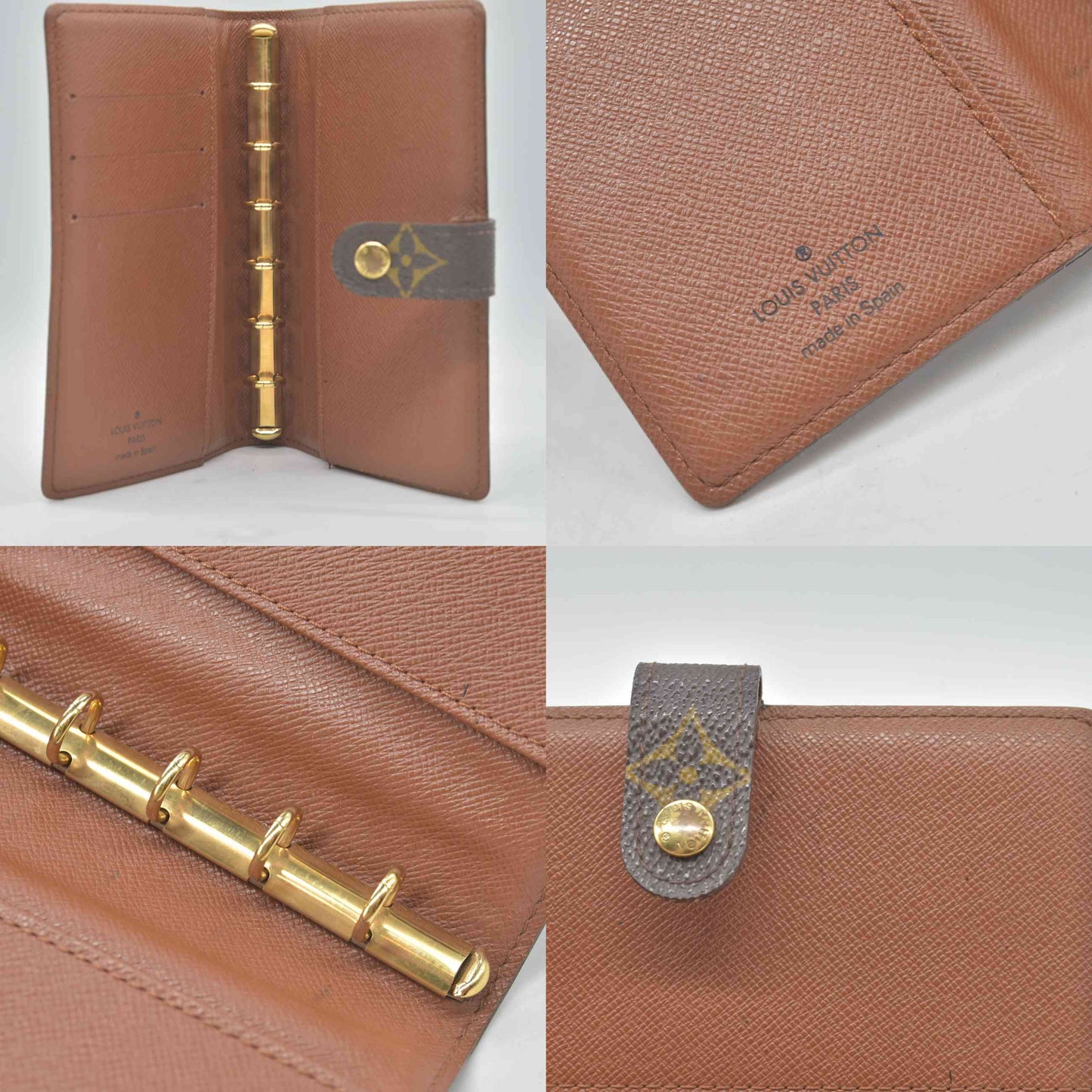 $505 1997 LOUIS VUITTON Monogram Agenda PM Day Planner Notebook Cover CA1907