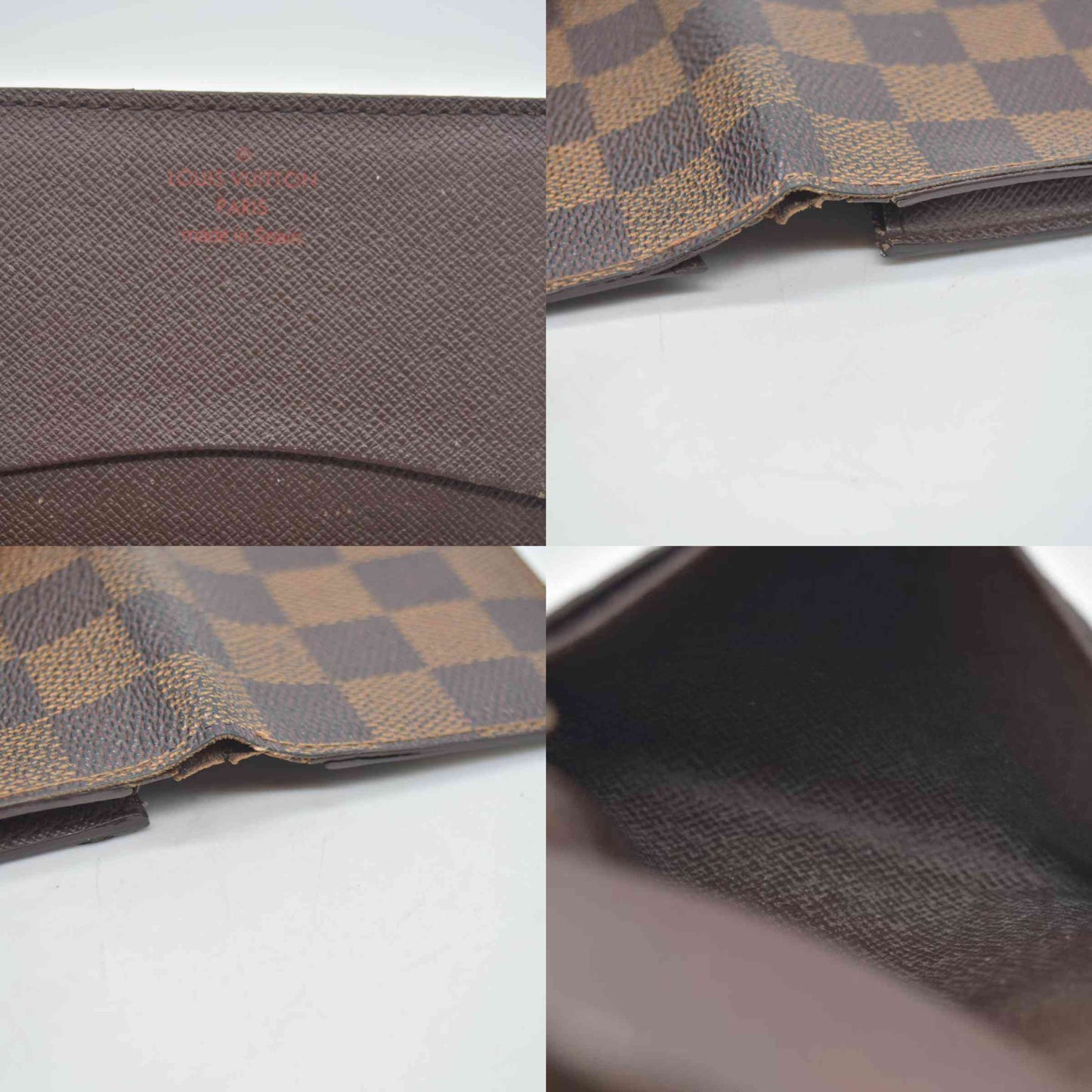$315 LOUIS VUITTON Damier Ebene Envelope Business Card Holder CONSIGNMENT