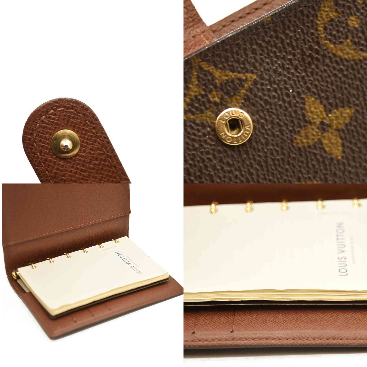 Louis Vuitton  Monogram Medium Ring Agenda Cover CA0051