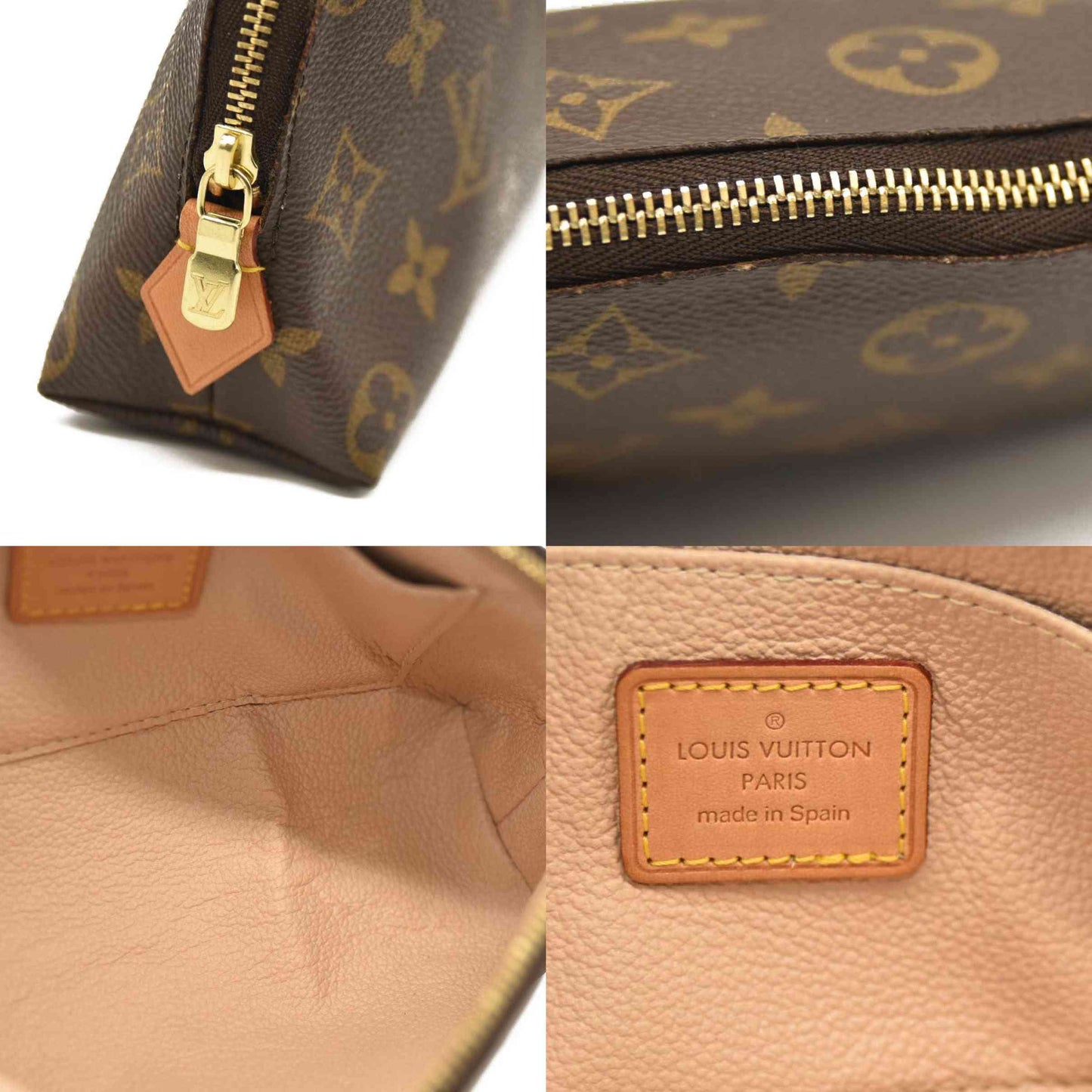 Louis Vuitton  Monogram Cosmetic Pouch CA0048