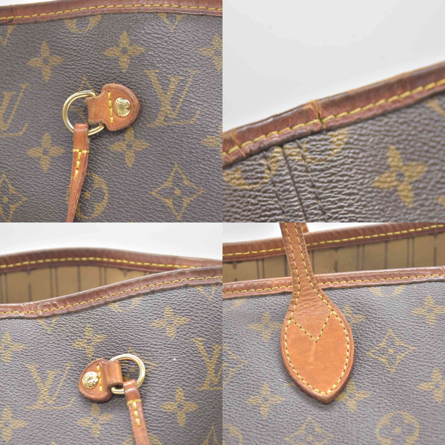 $2310 2008 Louis Vuitton Monogram Neverfull GM FL4078