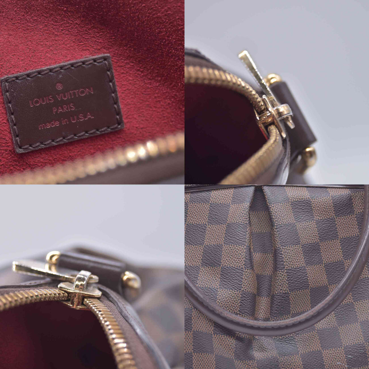 $2510 Louis Vuitton Damier Ebene Trevi GM 10020868