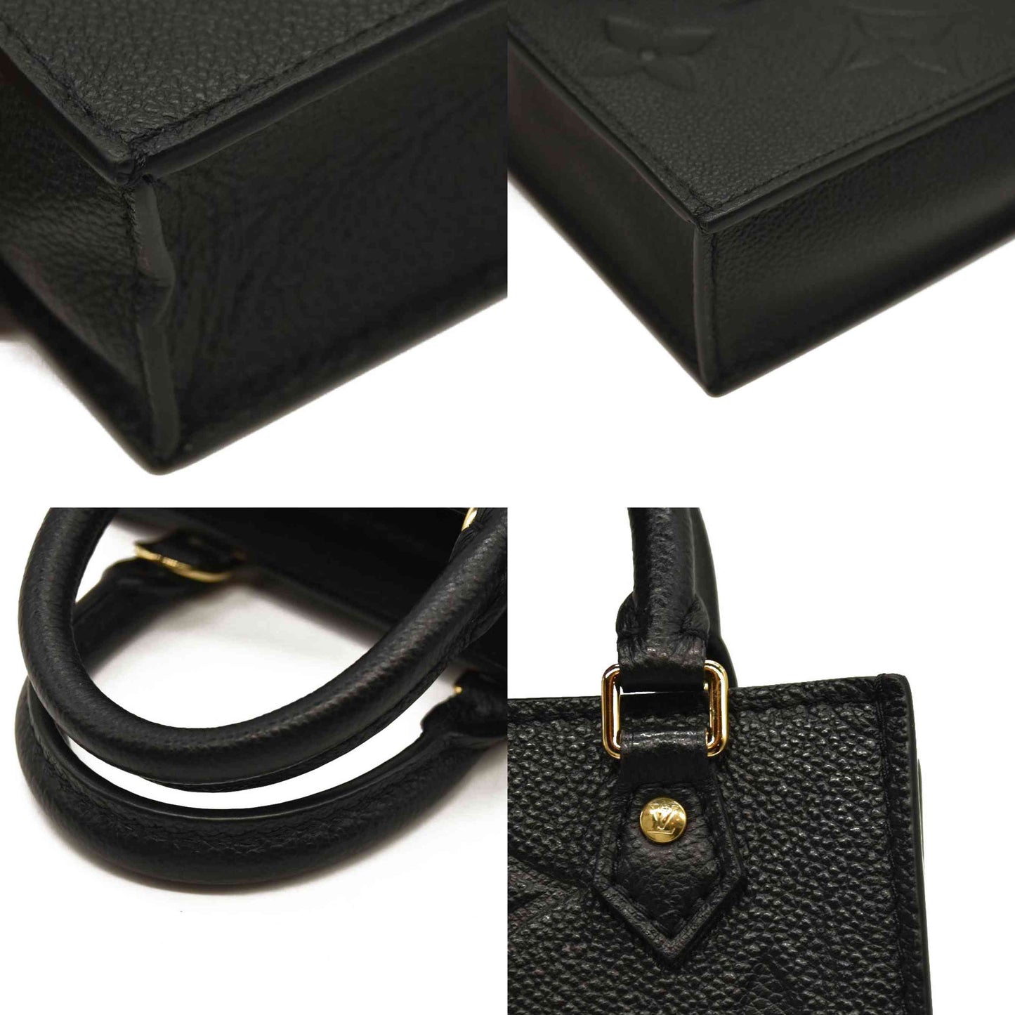 LOUIS VUITTON  Empreinte Monogram Giant Petit Sac Plat Black