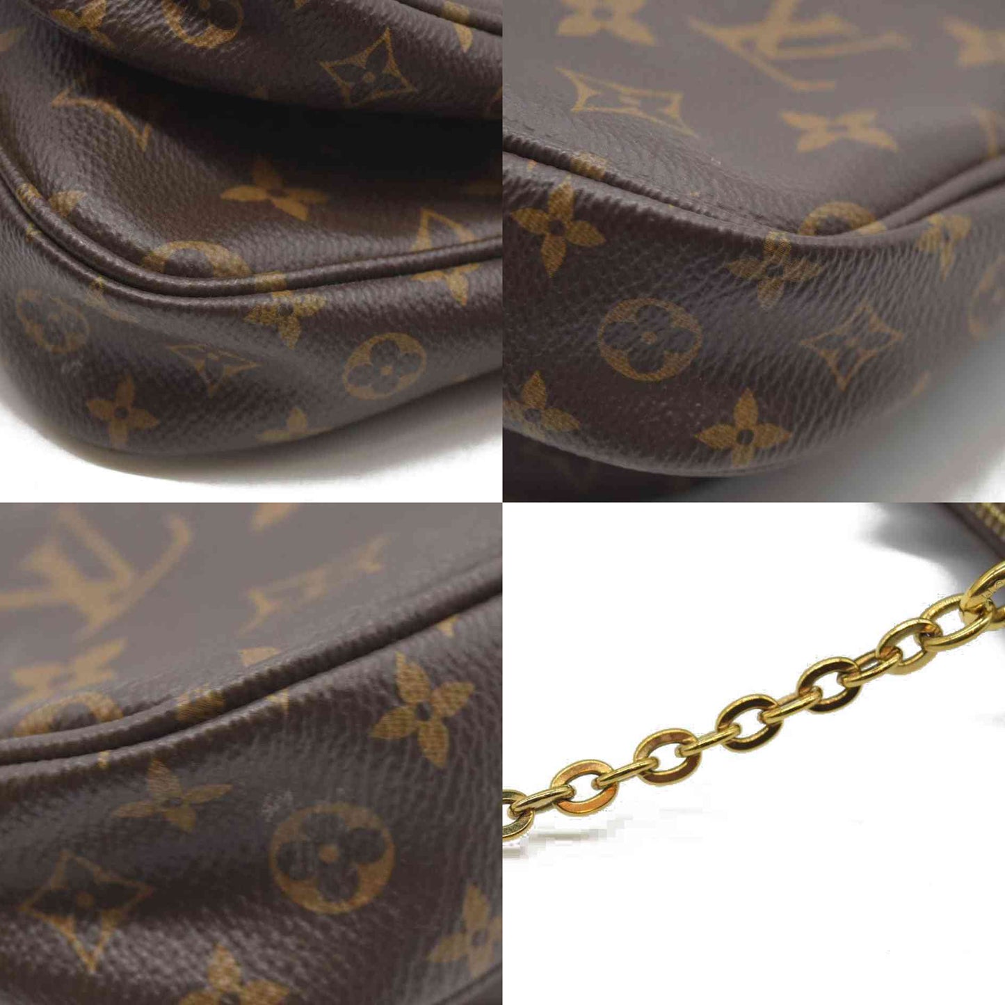 Louis Vuitton  Monogram Multi Pochette Accessories Rose Clair SN4270/RFID