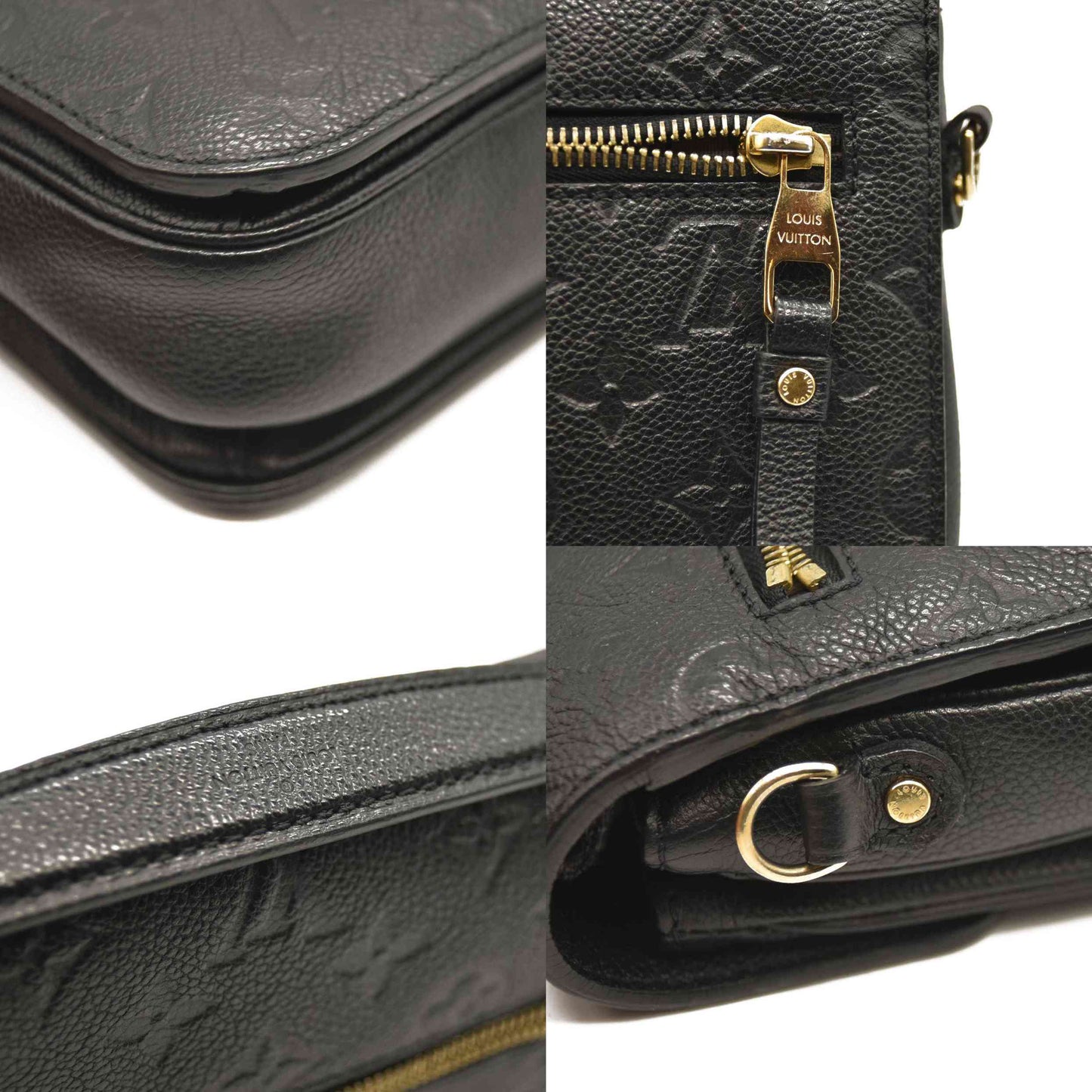 LOUIS VUITTON  Empreinte Pochette Metis Black DU1169