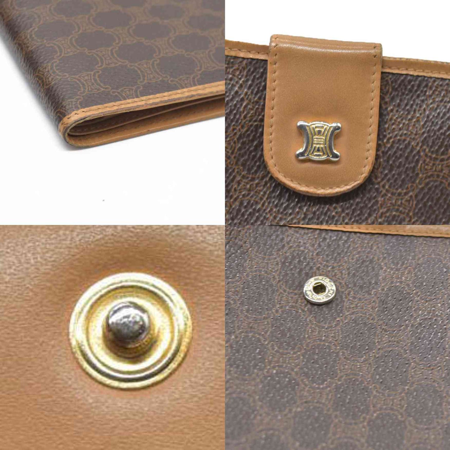 Celine Vintage Macadam Compact Wallet