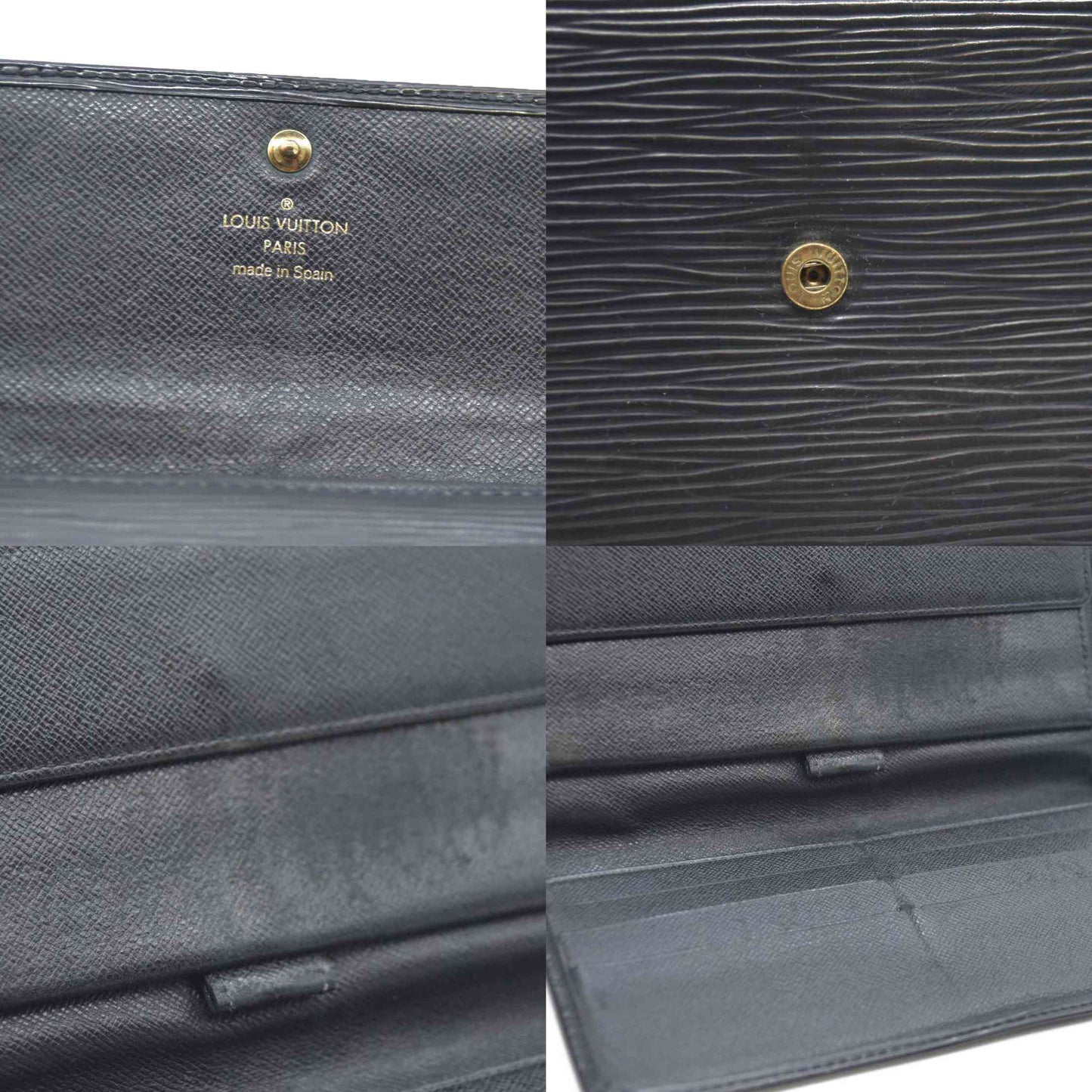 Louis Vuitton Epi Porte Tresor International Leather Trifold Wallet CA0055