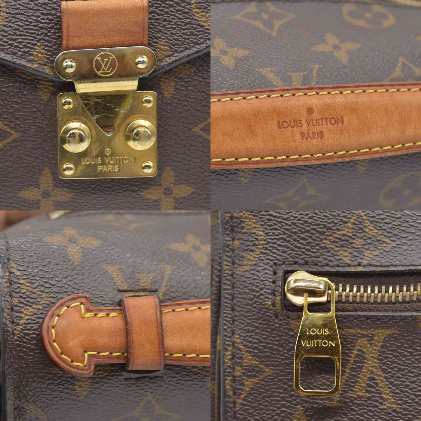 $2750 2019 Louis Vuitton  Monogram Pochette Metis AR2189