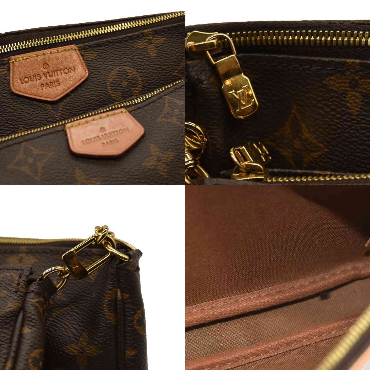 LOUIS VUITTON  Monogram Multi Pochette Accessories Kaki SD0290