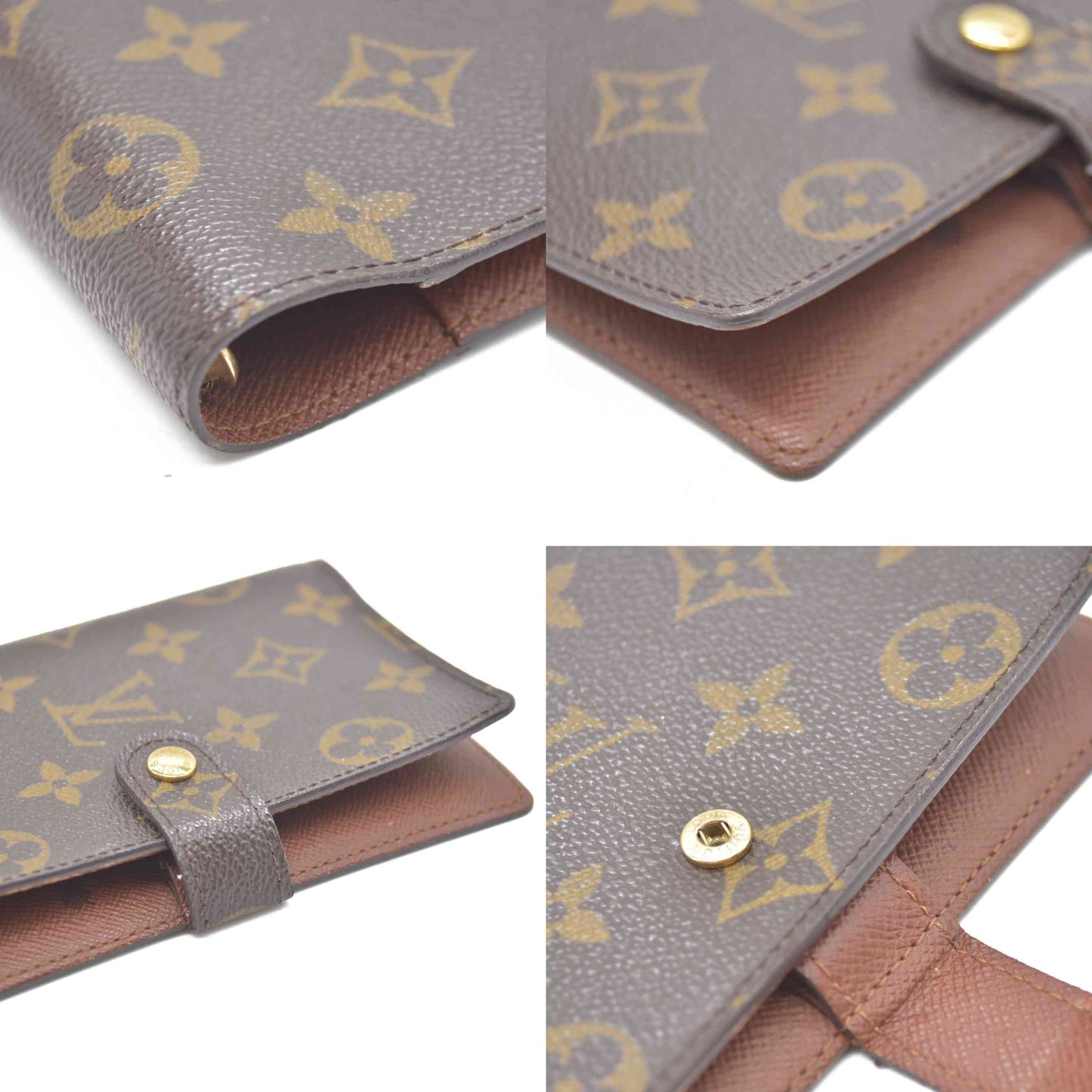 Louis Vuitton Monogram Agenda PM Notebook Cover Brown CA0071