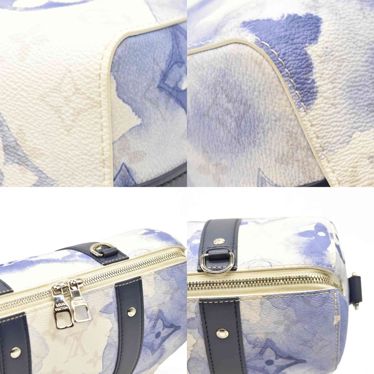 LOUIS VUITTON Limited Edition Monogram Watercolor City Keepall Blue  DR0281