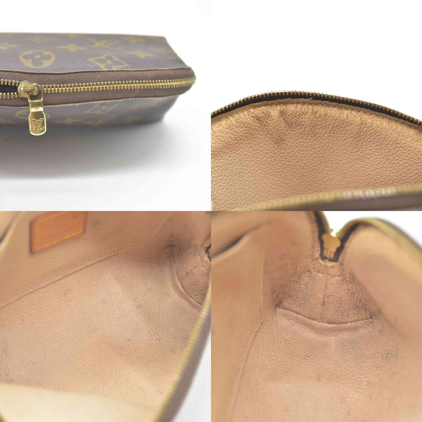 Louis Vuitton LV Cosmetic Pouch Brown Monogram SD0021