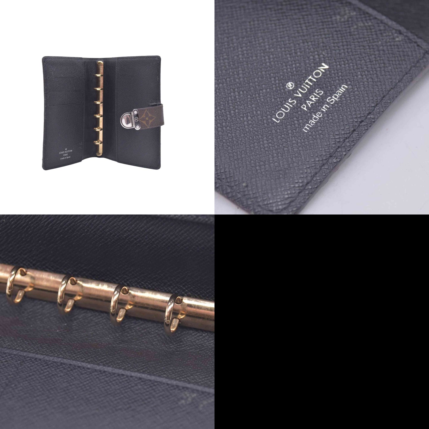 $650 2005 LOUIS VUITTON Monogram Agenda Koala PM Silver CA0065
