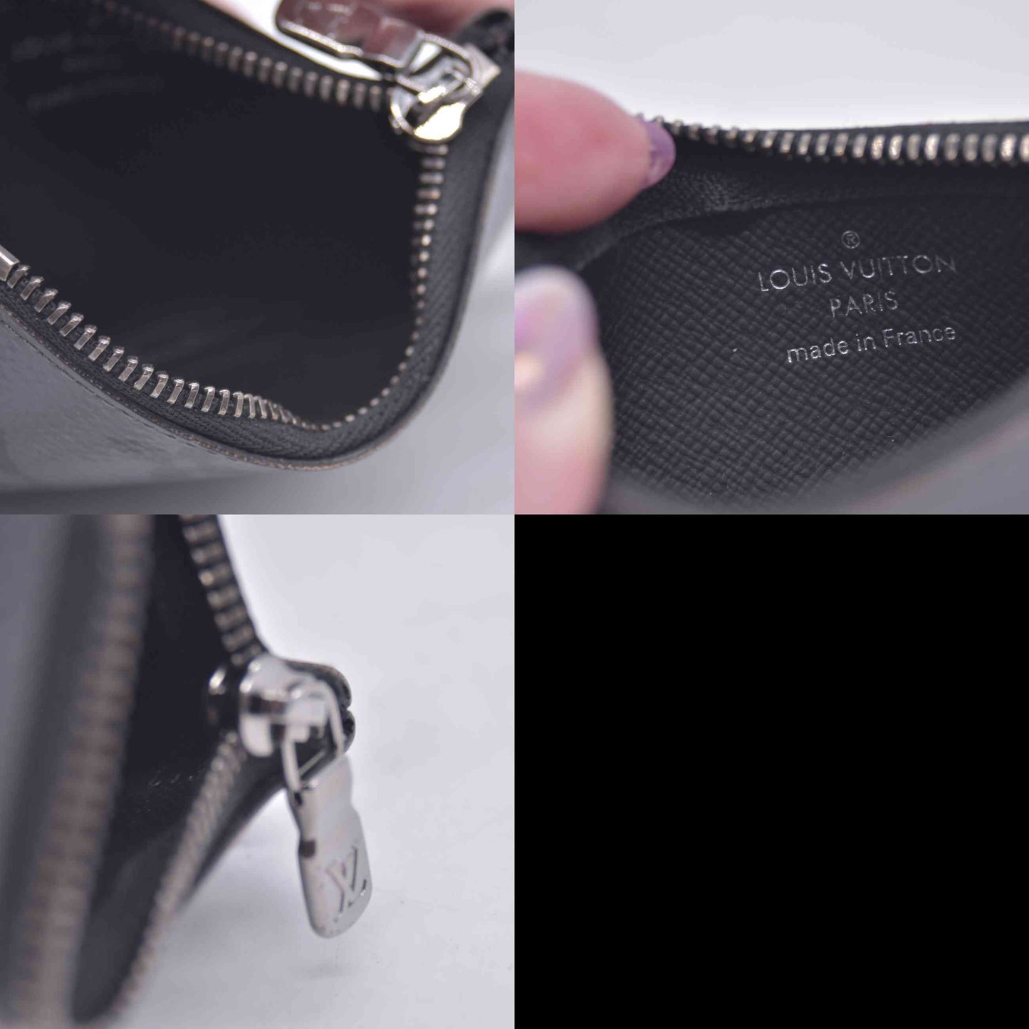 $355 2022 Louis Vuitton Eclipse Reverse Pochette Cles Coin Purse CT3292