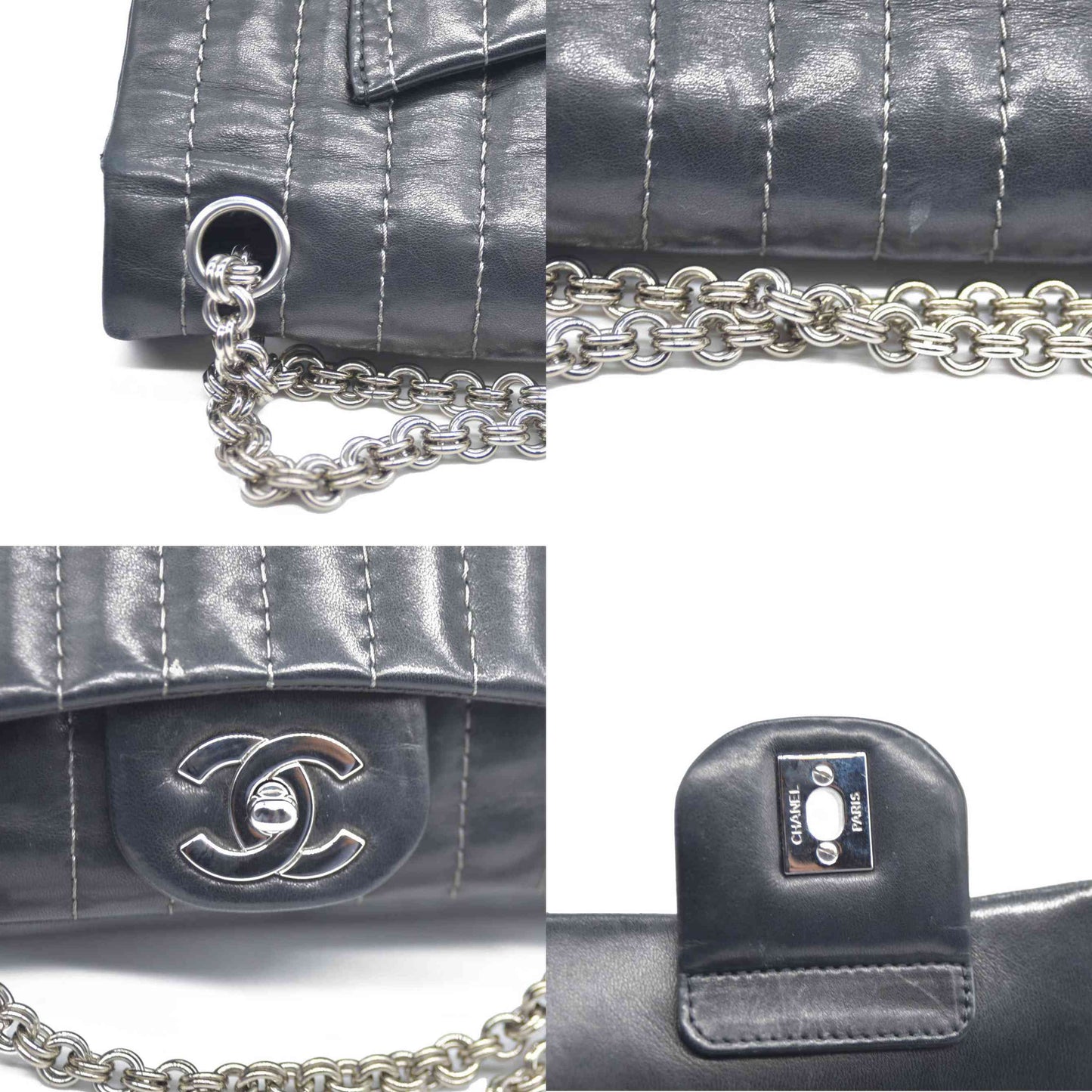 $4700 Chanel Vertical Quilted Medium Single Flap 2006