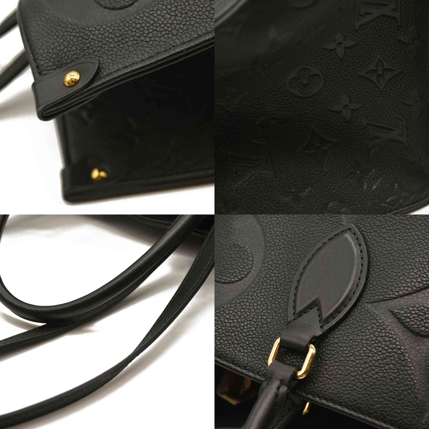 LOUIS VUITTON  Empreinte Monogram Giant Onthego GM Black DU2210