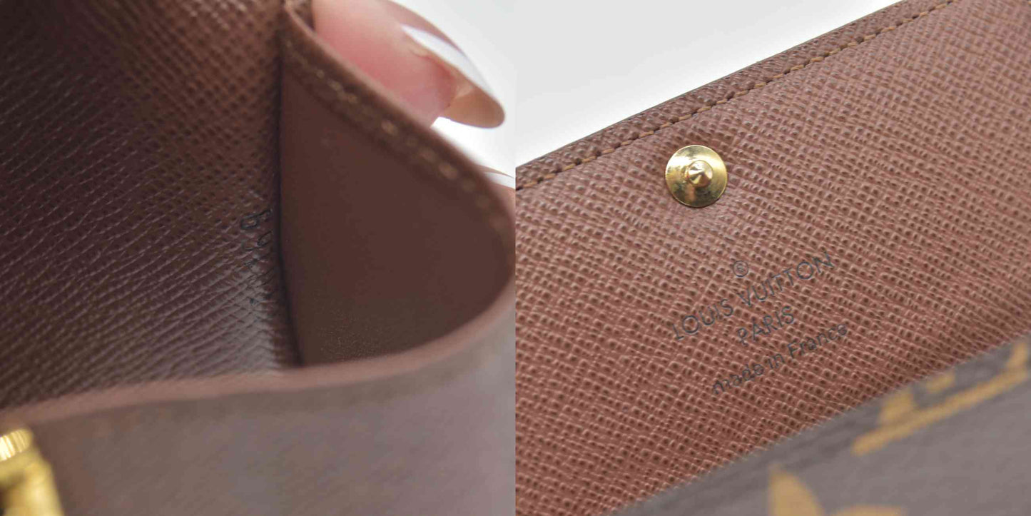 $355 Louis Vuitton Monogram Multicles 6 Ring Key Case Brown CT0169