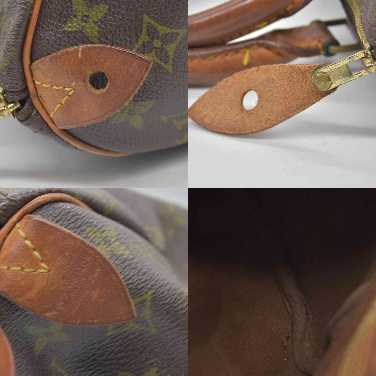 $1490 Louis Vuitton LV Hand Bag Speedy 25 Brown Monogram