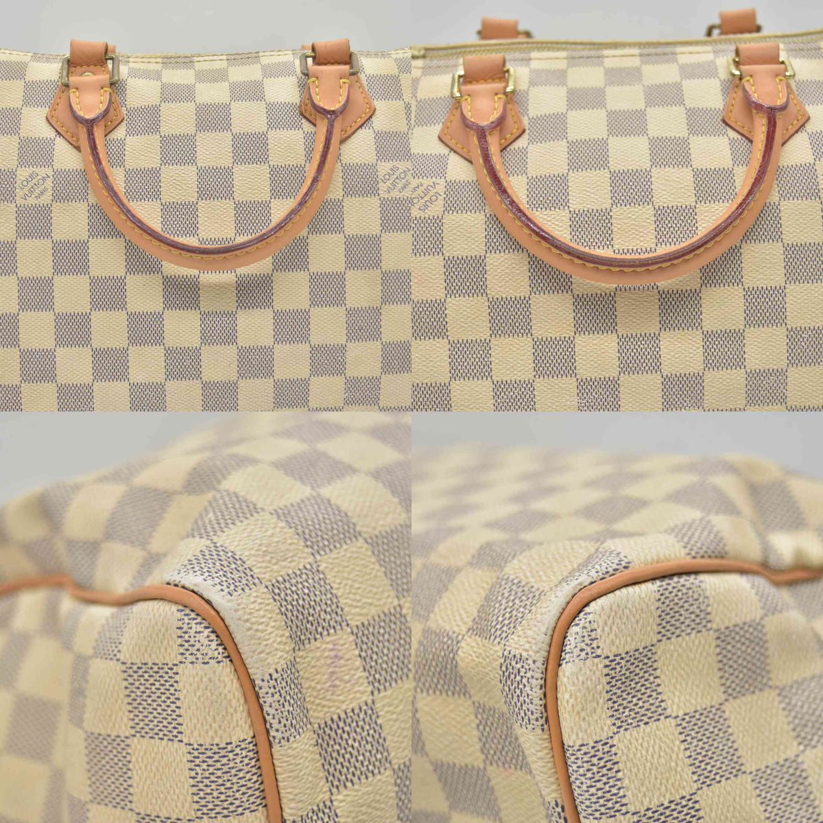 $2040 2017 Louis Vuitton Damier Azur Speedy Bandouliere 30 DU1197 10020138