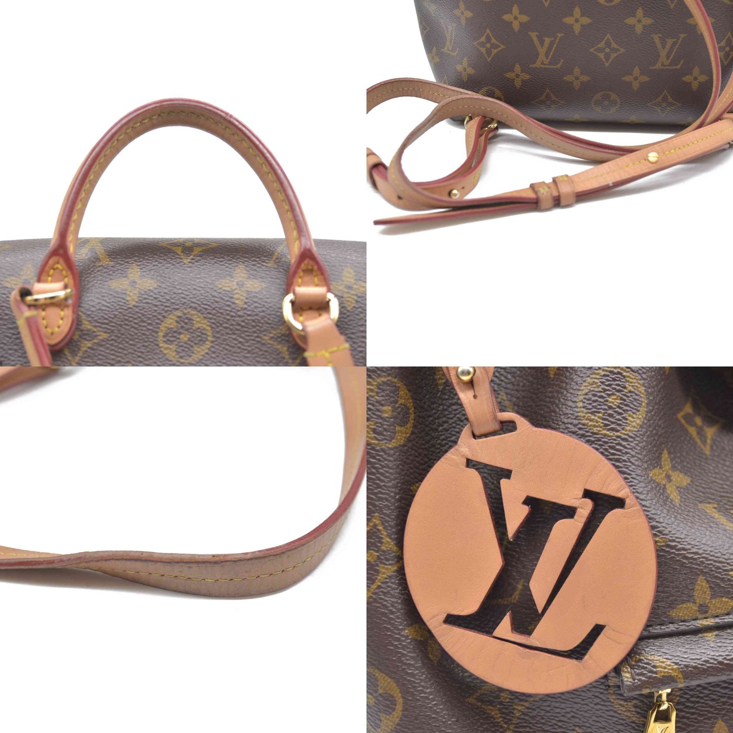 CONSIGNMENT $2710 Louis Vuitton Monogram Montsouris PM Backpack 2021 RFID