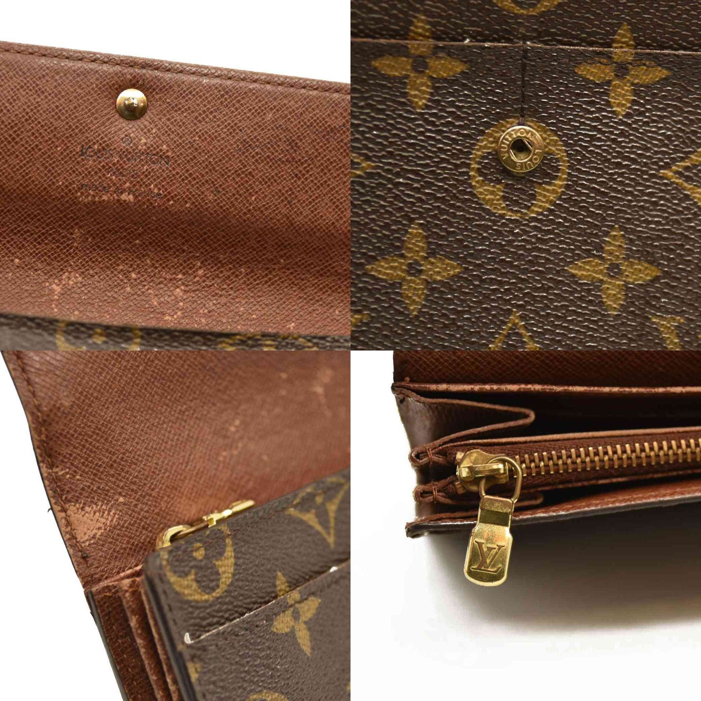 Louis Vuitton  Monogram Sarah Wallet MB1005