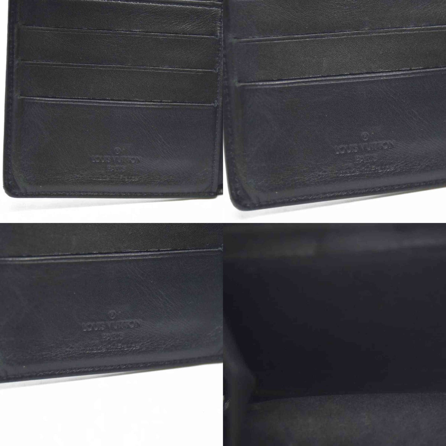 Louis Vuitton Nomad Portefeiulle Marco Bifold Wallet Black AR0096