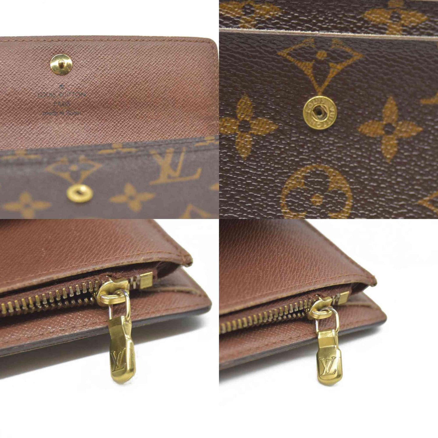 LOUIS VUITTON Monogram Alexandra Trifold Wallet