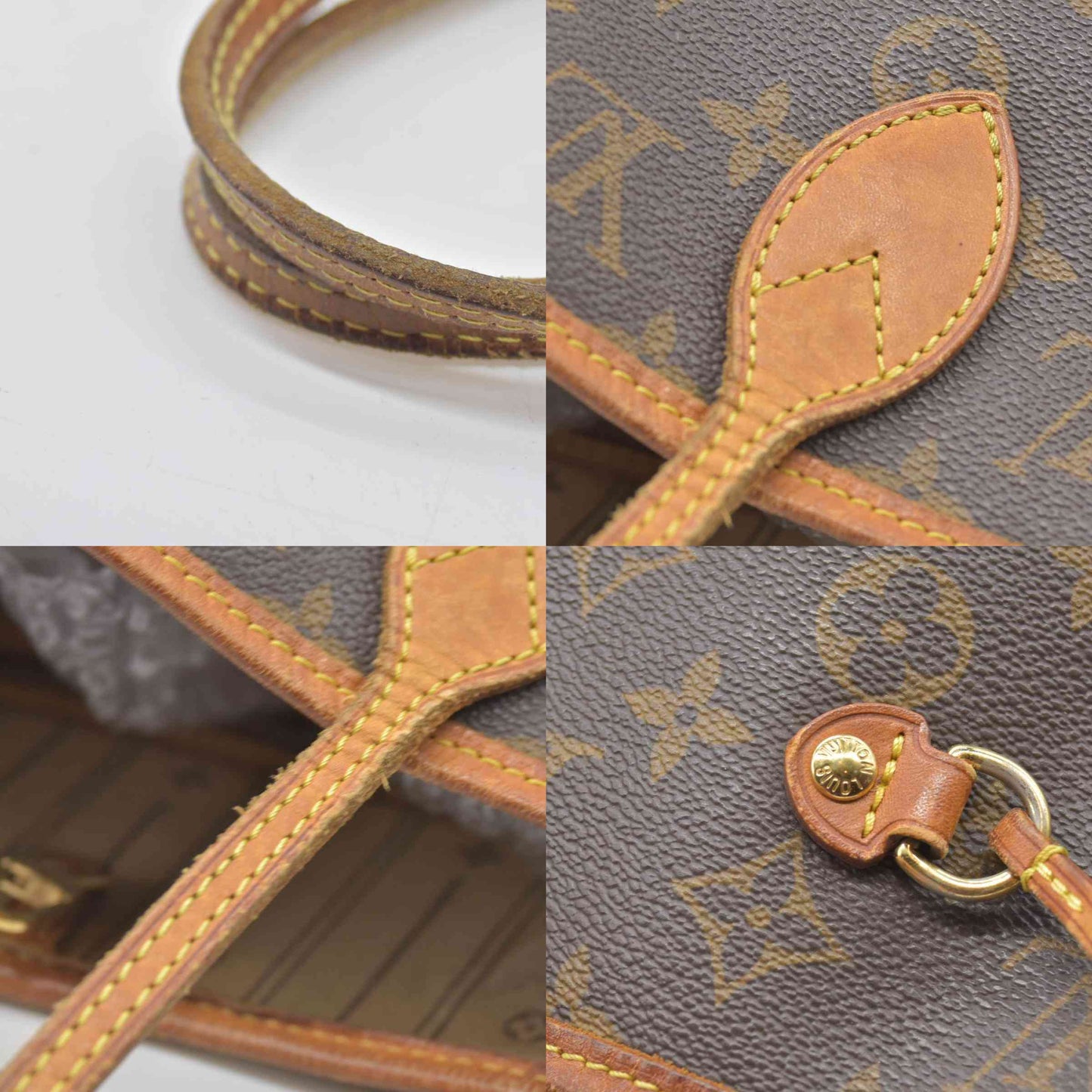 $2170 2011 Louis Vuitton  Monogram Neverfull MM AR1111