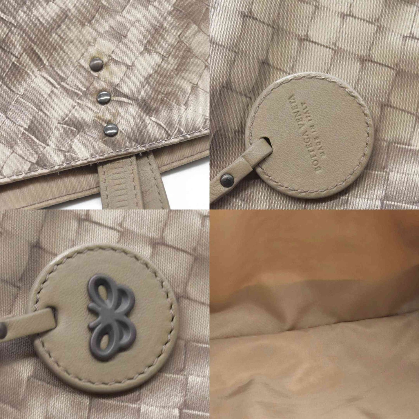 $890 Bottega Veneta Intreccio Illusion tote Bag Beige