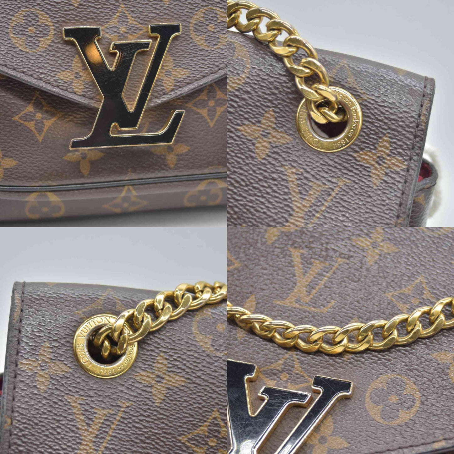 $2570 Louis Vuitton Monogram Passy