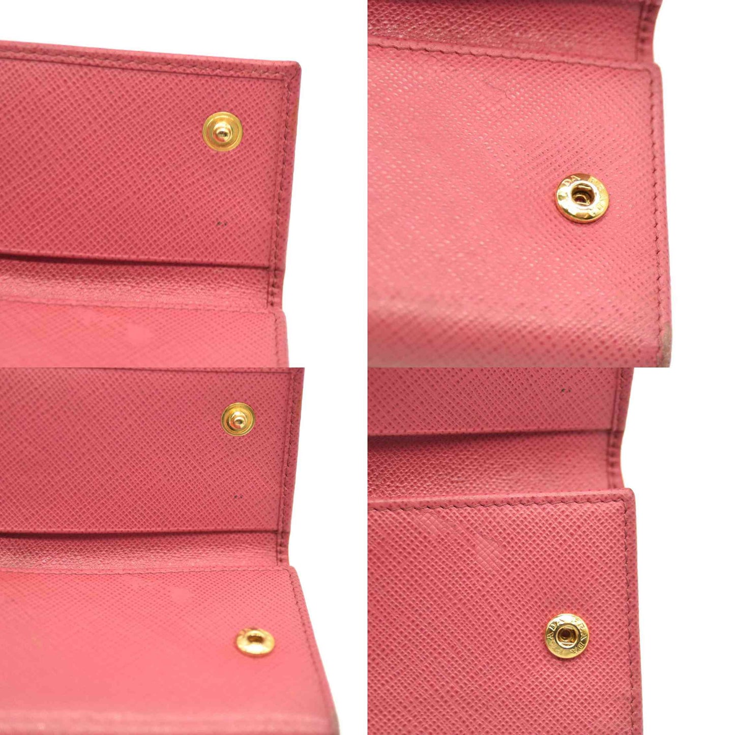 Prada  Saffiano 6 Key Holder Pink