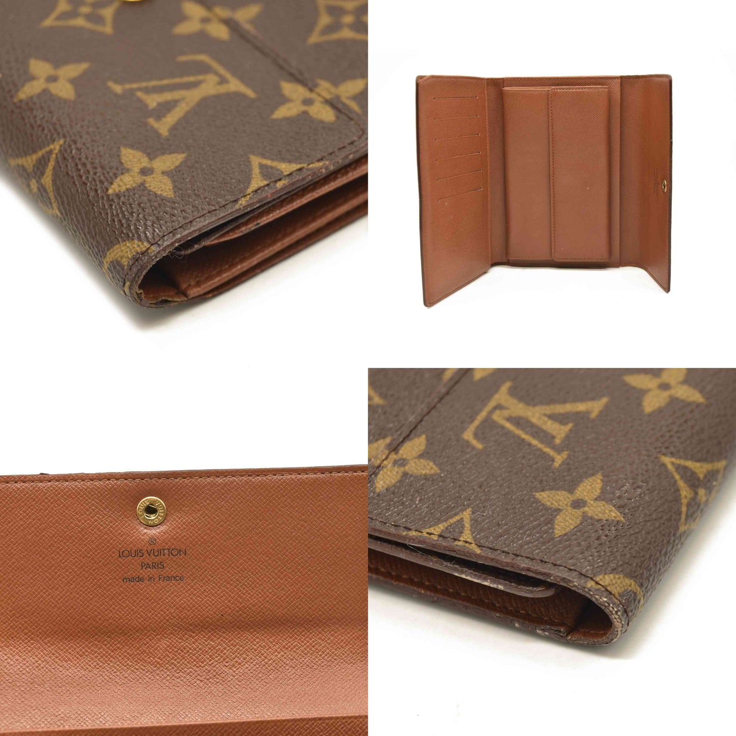Louis Vuitton  Monogram Porte Tresor Etui Papiers Wallet SP0966