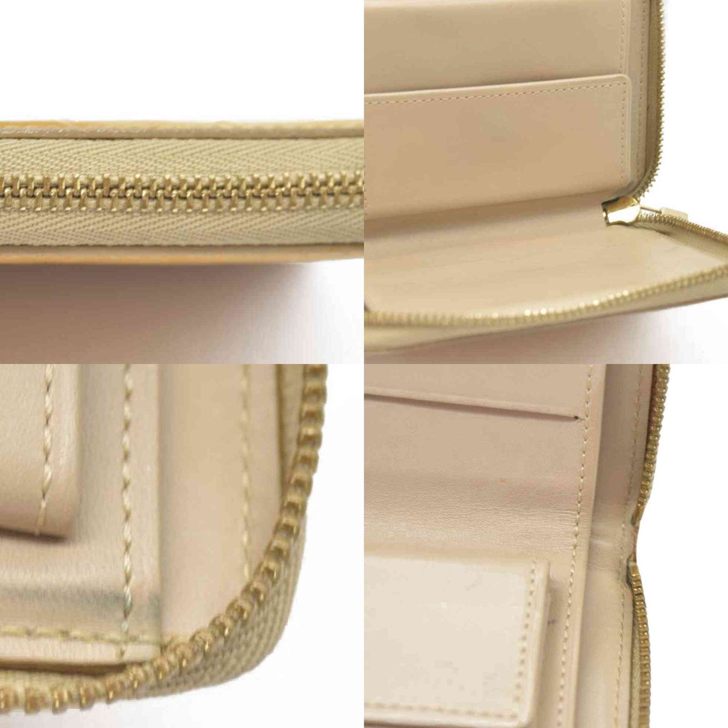 $490 Louis Vuitton Monogram Vernis Patent Leather Broom Zip Around Wallet BJ0959