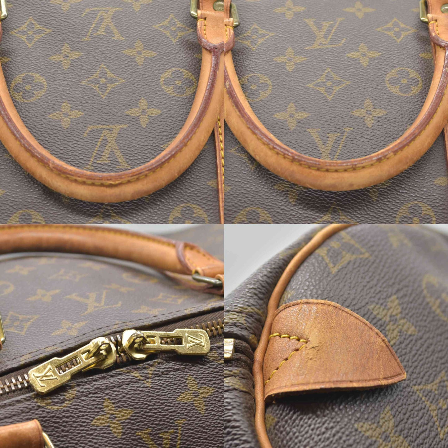 $2280 Louis Vuitton LV Boston Bag Keepall 55 Brown Monogram VI0922