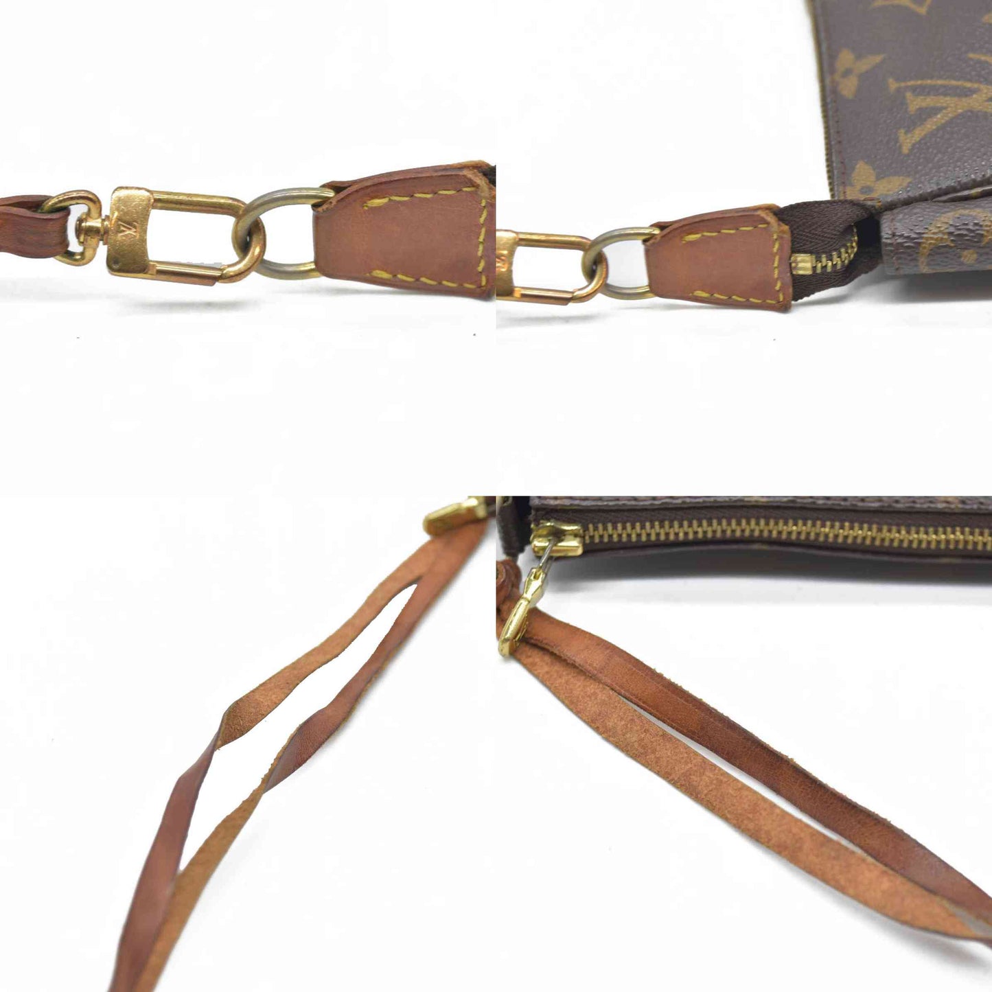 Louis Vuitton Monogram Pochette Accessories Pouch Bag  AR0969