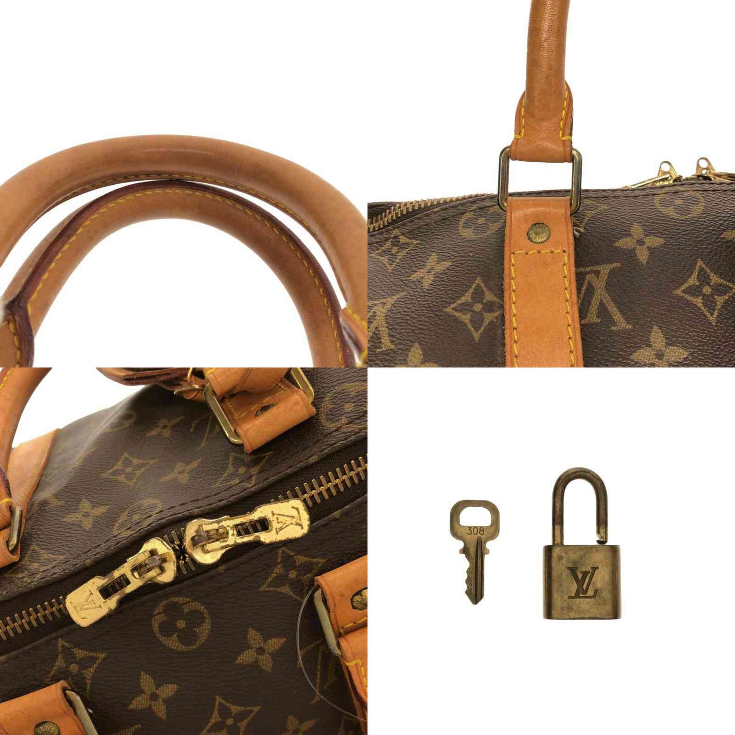 LOUIS VUITTON Monogram Keepall 45 V.I.8901