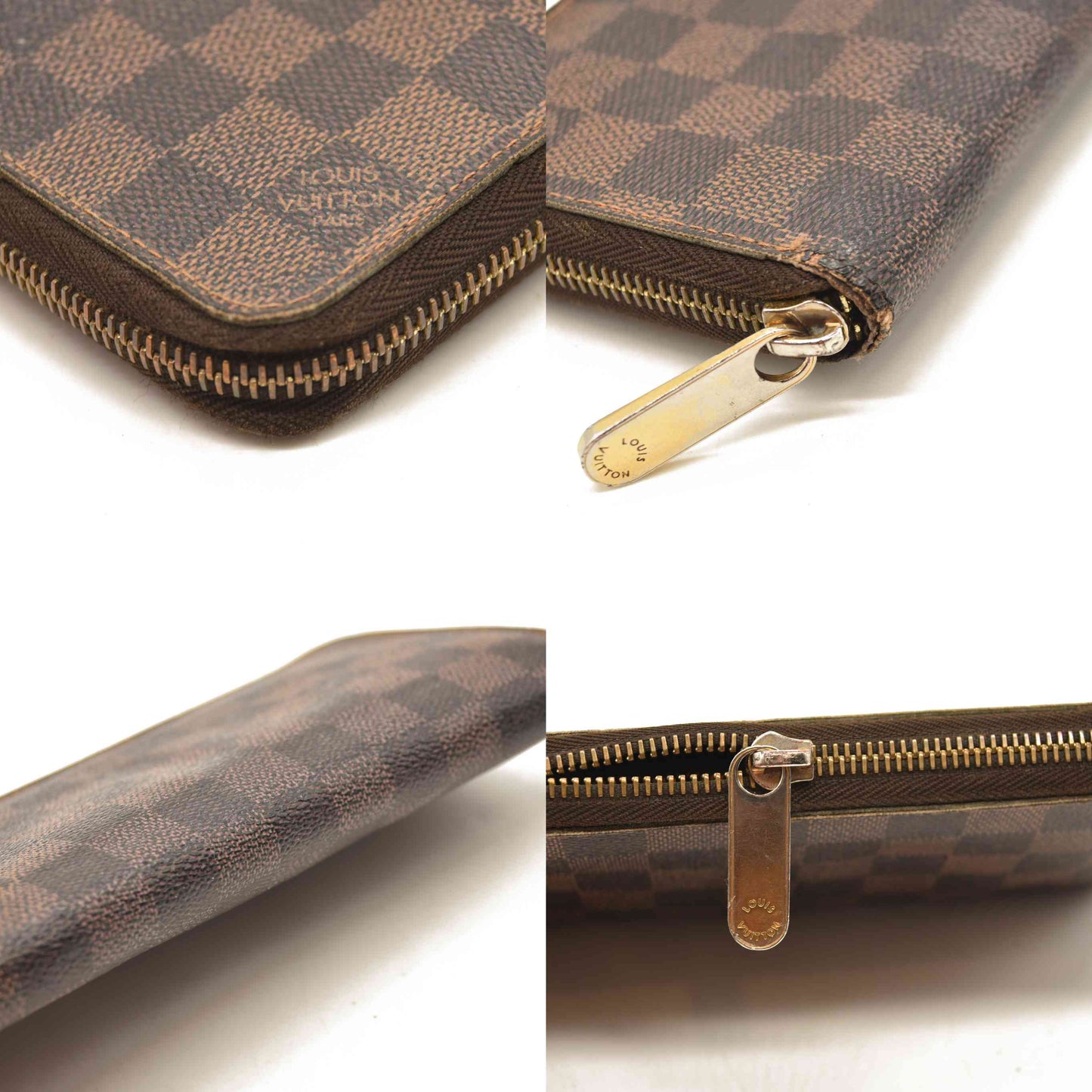 Louis Vuitton  Damier Ebene Zippy Wallet CA2150 USED