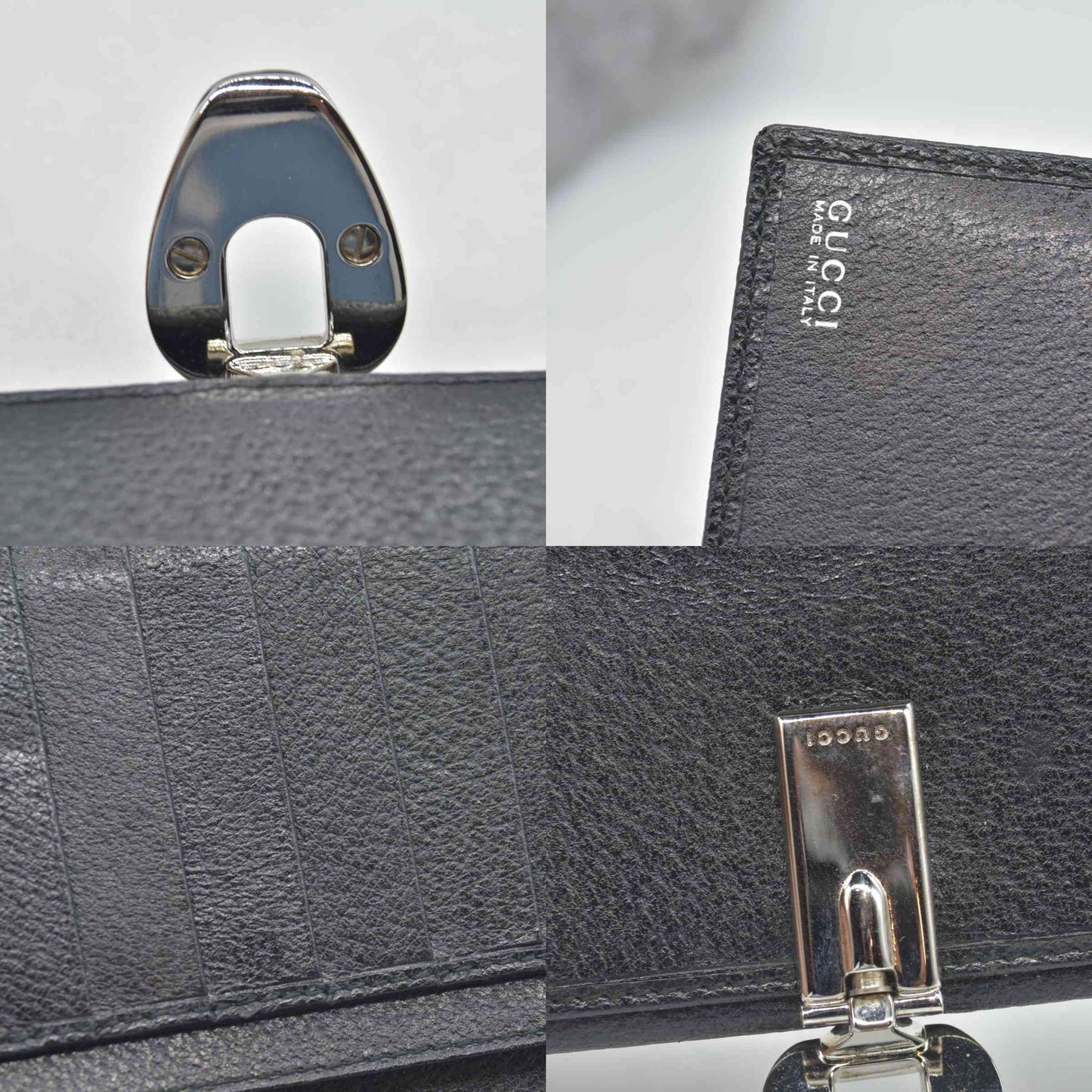 Gucci Vintage Leather Wallet CONSIGNMENT