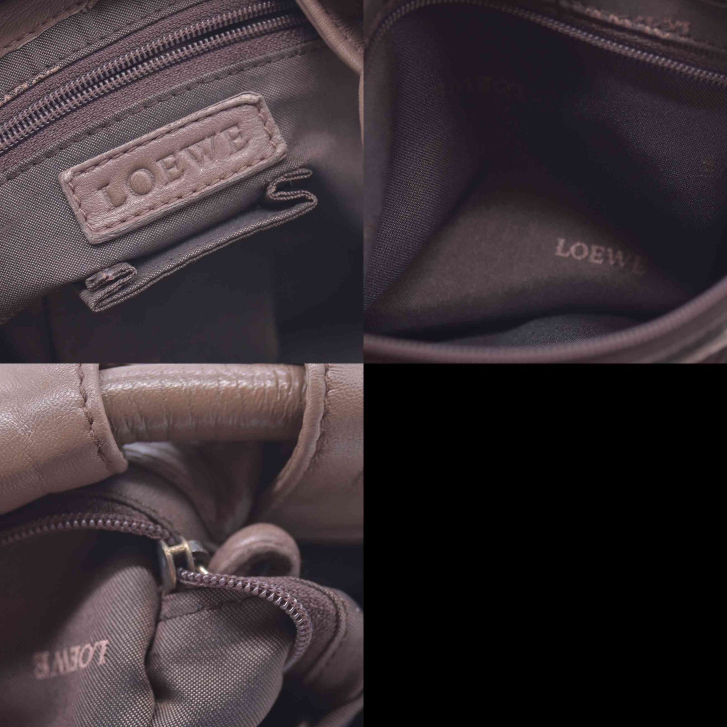 $1800 Loewe Nappa Aire Shoulder Bag Beige CONSIGNMENT
