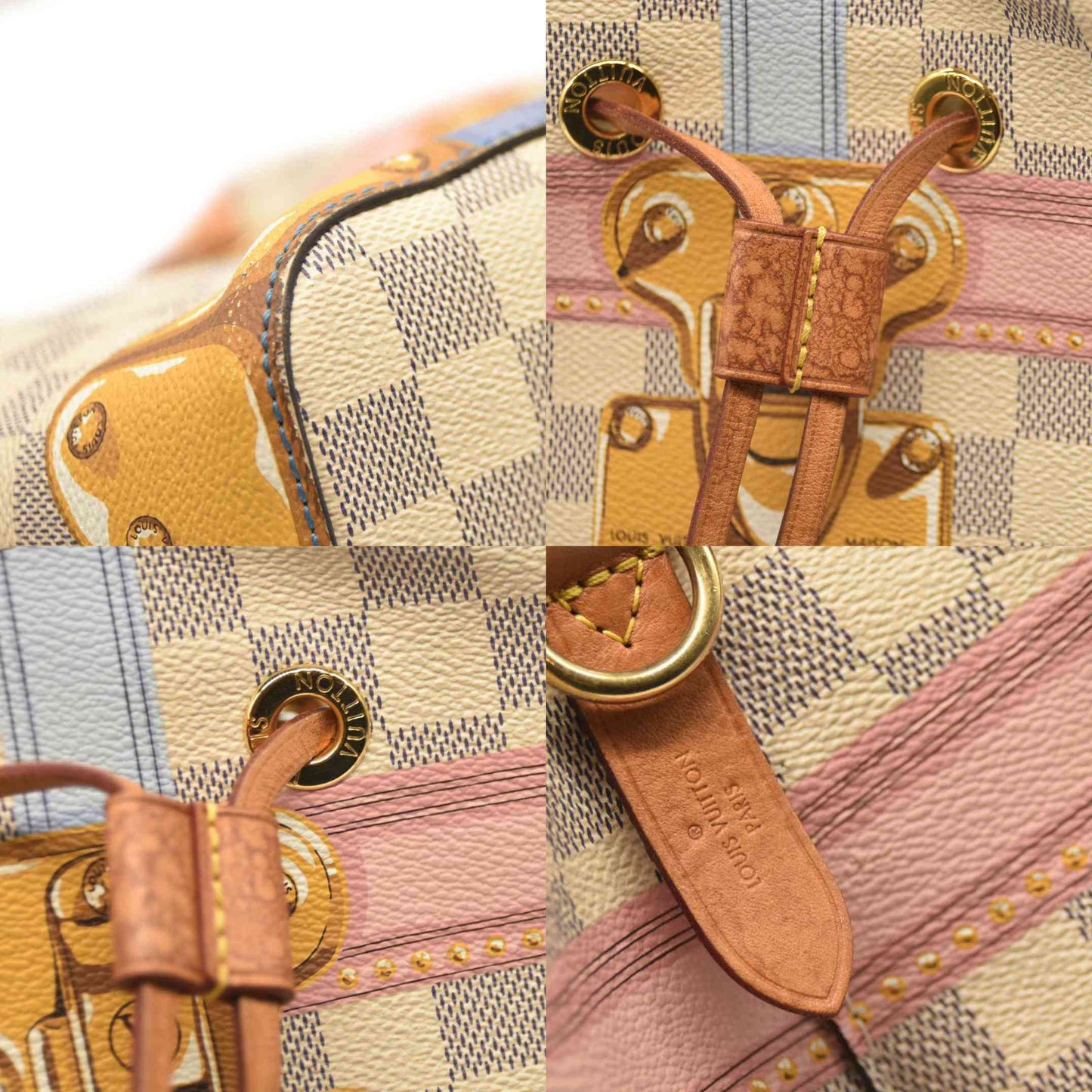 LOUIS VUITTON Damier Azur Summer Trunks Neonoe