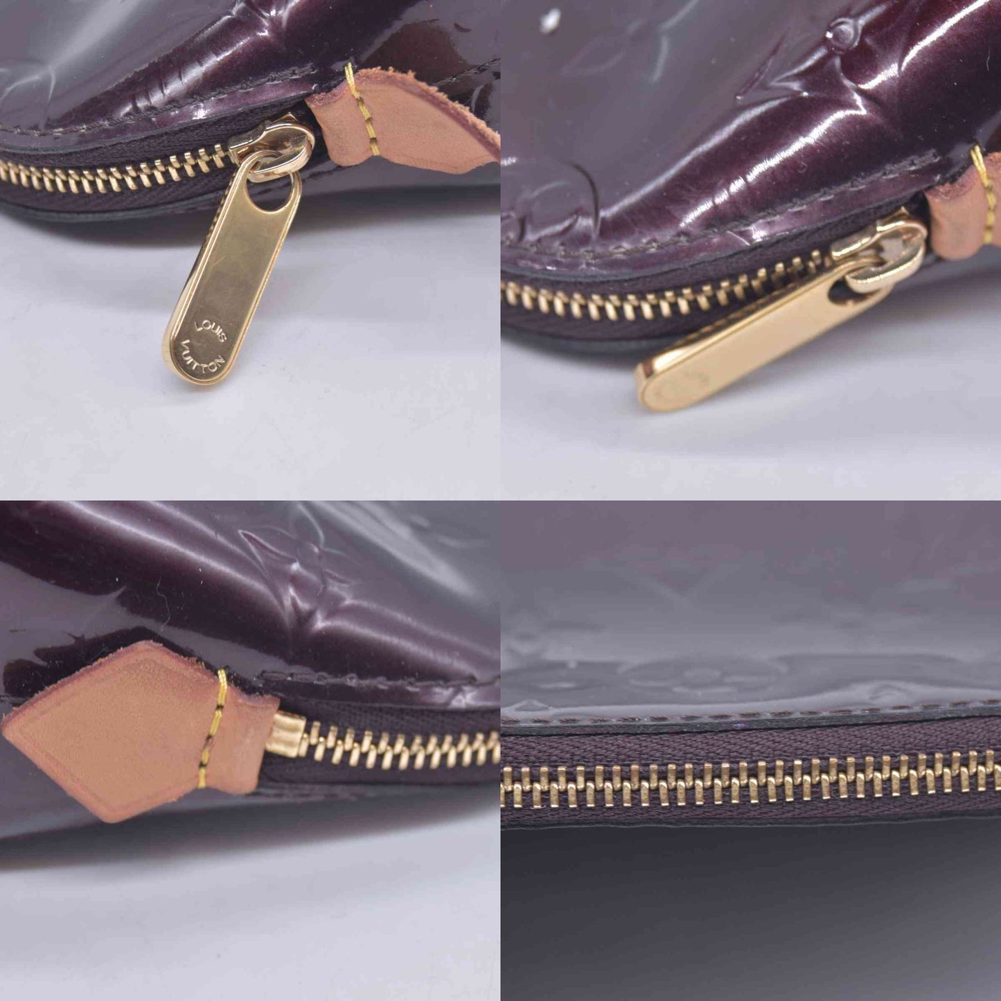 $540 Louis Vuitton Vernis Cosmetic Pouch Amarante CONSIGNMENT