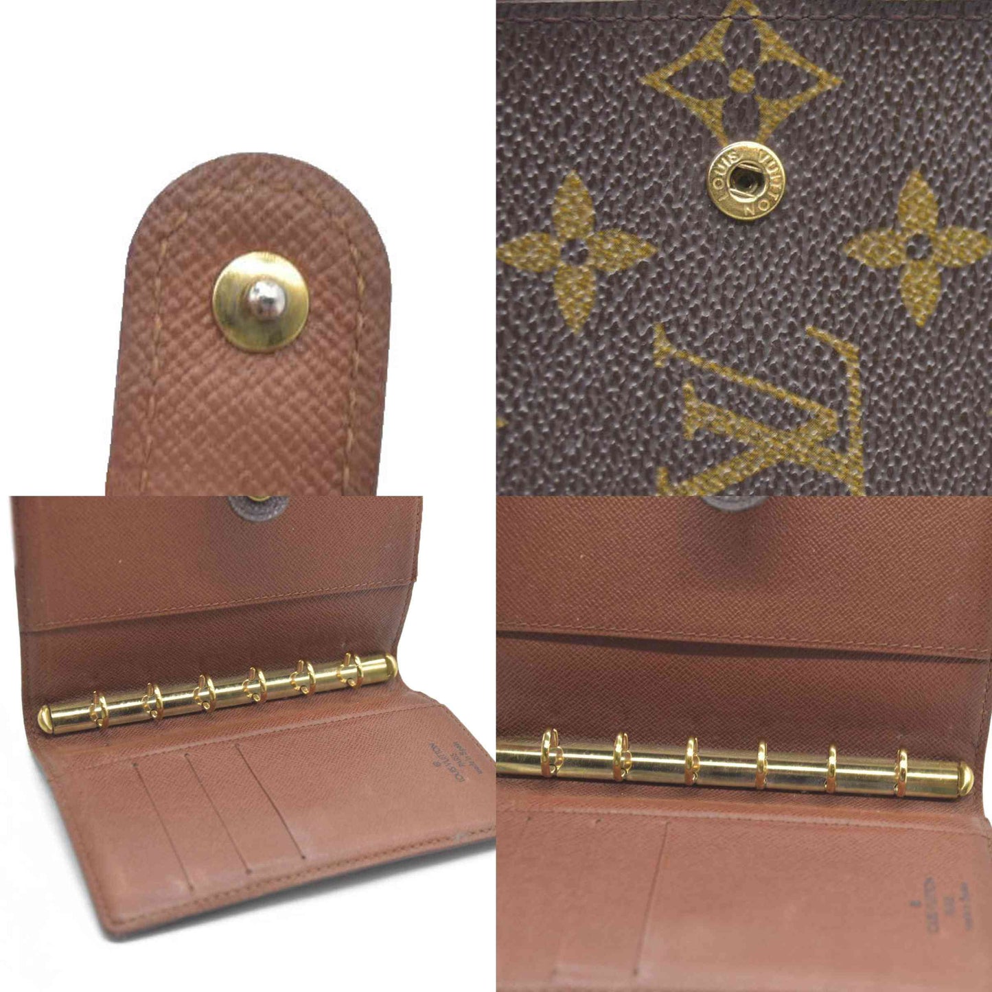 Louis Vuitton Monogram Agenda PM Notebook Cover Brown CA0949