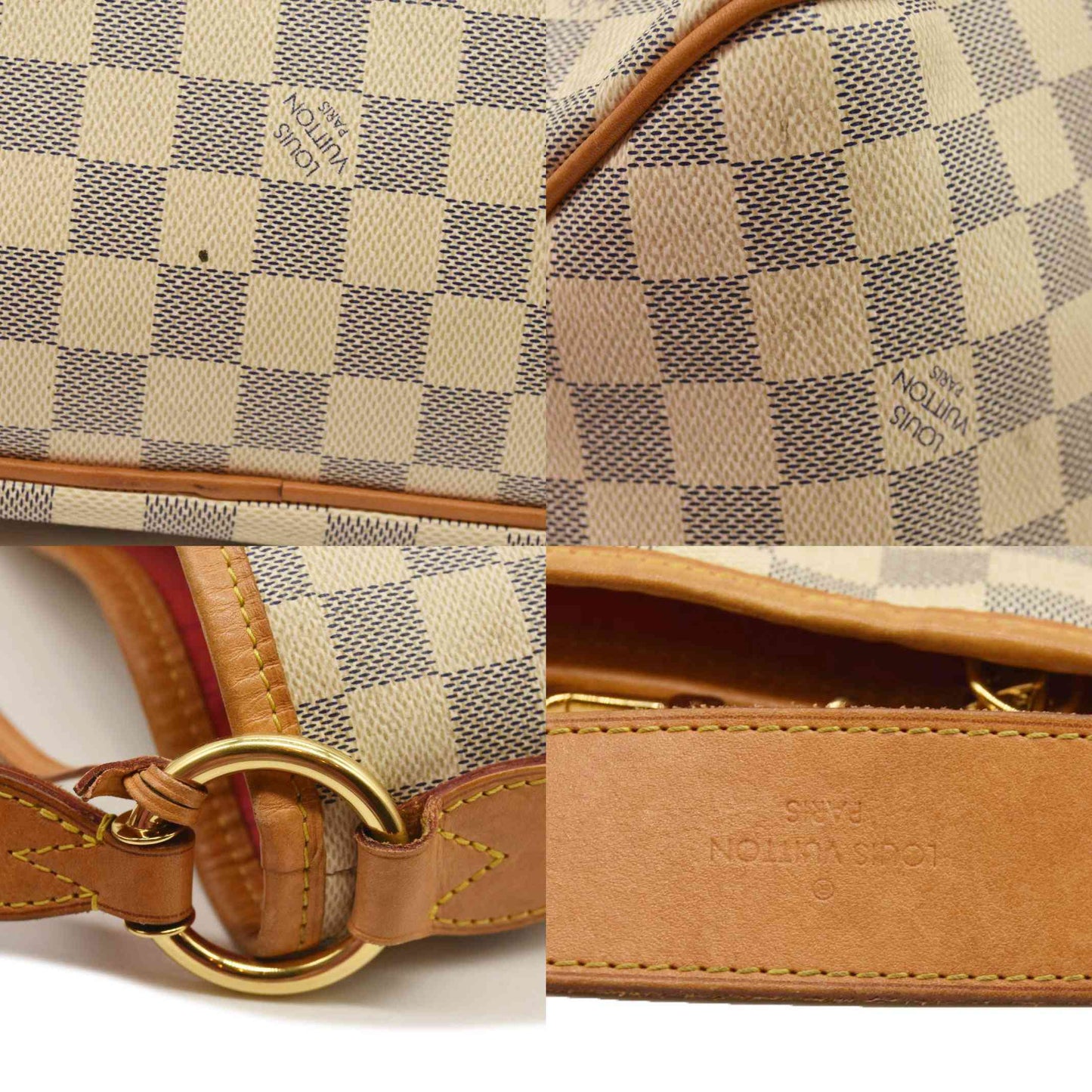Louis Vuitton  Damier Azur Delightful MM Pink