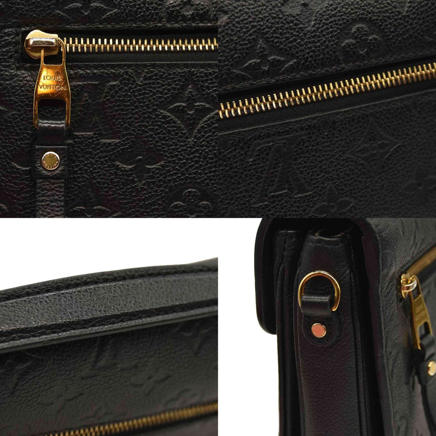 LOUIS VUITTON  Empreinte Pochette Metis Black DU3178