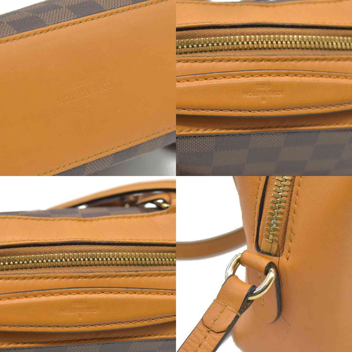 Louis Vuitton  Damier Ebene Santa Monica Safran