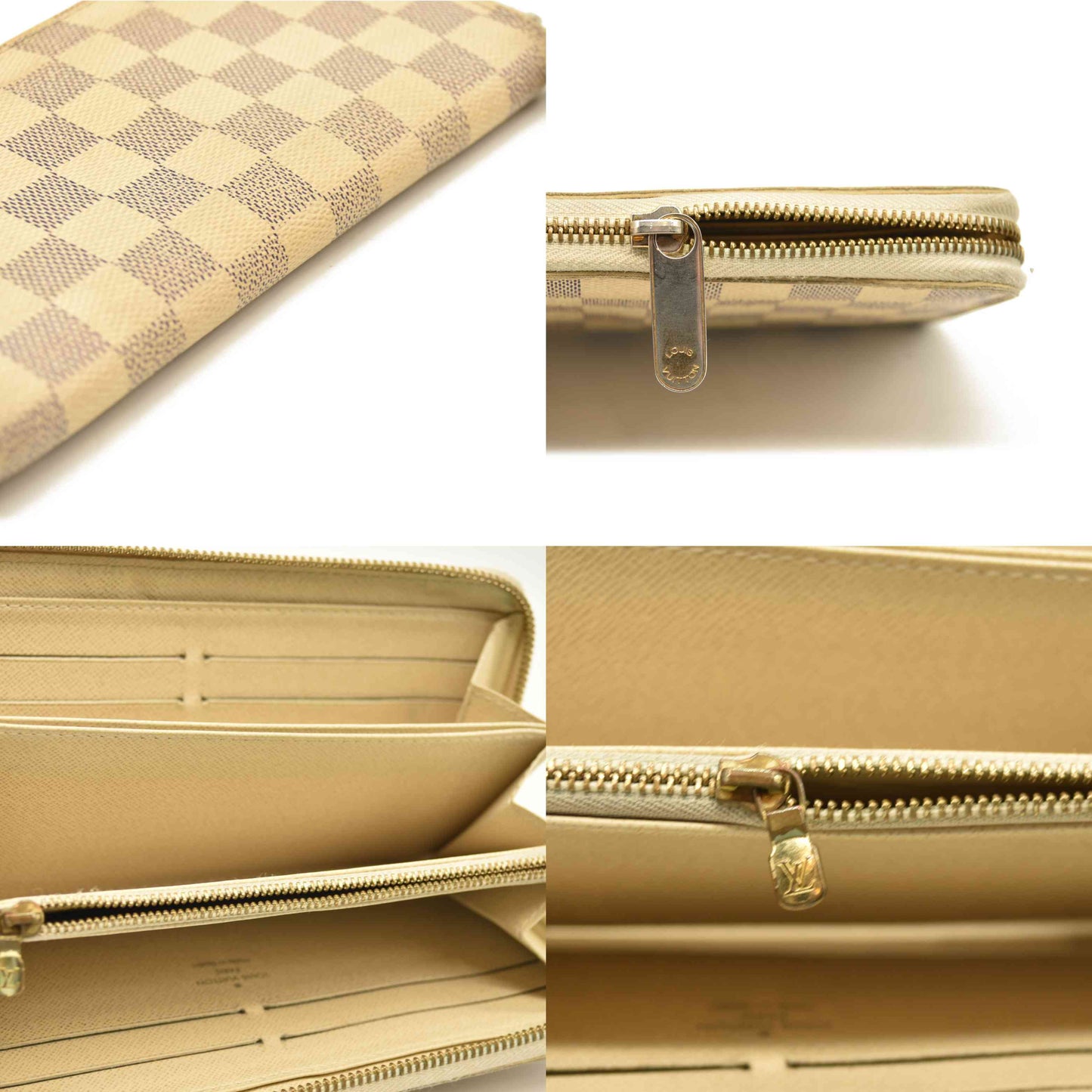 Louis Vuitton  Damier Azur Zippy Wallet CA1038 2008
