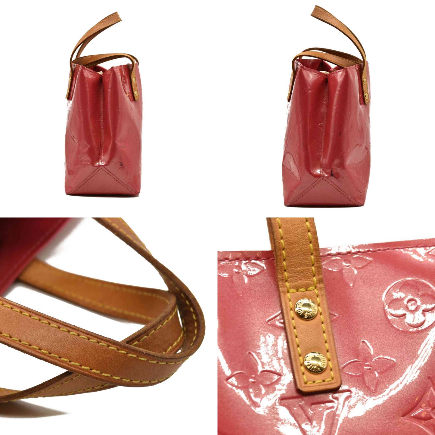 LOUIS VUITTON Vernis Reade PM Fuchsia MI0026