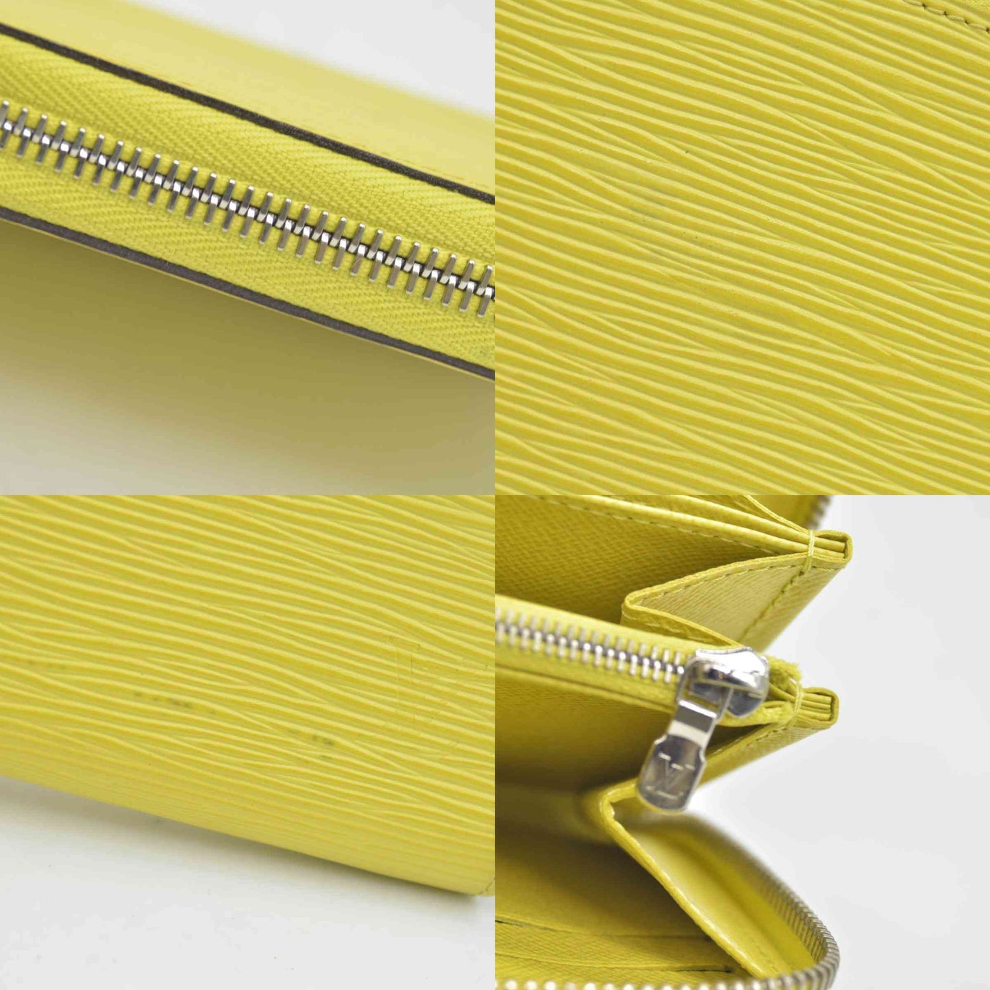 $1040 2013 Louis Vuitton Epi Leather Zippy Wallet Yellow CONSIGNMENT MI4143